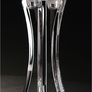 Crystal Nambe candleholders by Karim Rashid